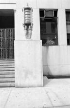 [Health, Hospitals, and Sanitation Departments Building, 125 Worth Street. Centre Street entrance detail.]