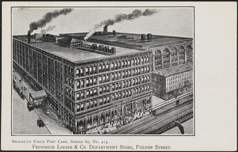 Frederick Loeser & Co. Department Store, Fulton Street.