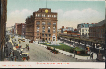 Cooper Square, New York.