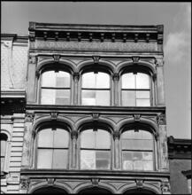 [Smith, Gray & Company building, 103 Broadway. Detail of upper stories.]