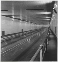 The Weehawken Ferry Story [Interior of either the Holland or the Lincoln Tunnel.]