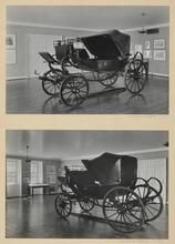 [Two views of Calache at the Museum of the City of New York.]