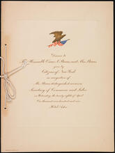 Dinner to the Honorable Oscar S. Straus and Mrs. Straus