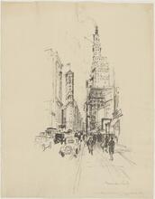 [Times Building and Paramount Building Nearing Completion, from 7th Avenue and 48th Street]