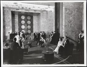 [S.S. "Normandie", Foyer, B. Deck.]