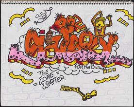 Salsoul [Page in Daze's sketchbook.]