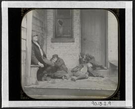 Street Arabs in night-quarters -- Mulberry Street.