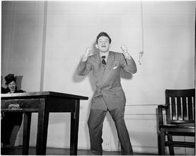 Dale Carnegie [Carnegie student reciting Mary Had a Little Lamb with anger.]