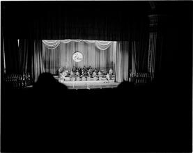 Swing Band Contest Sponsored by LOOK [Band performing on stage.]