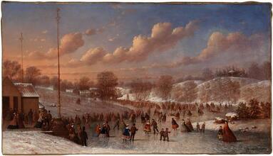 Skating in Central Park