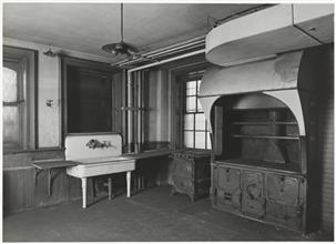 The home of the late John D. Rockefeller, No. 4 West 54th Street. Kitchen.