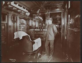 Erie R.R., Car Interiors.