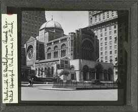 Fashionable St. Bartholomew's Church Protestant Episcopal. Park Avenue and 51st Street.