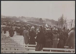 Monuments, Grant Monument Dedication. Gen. Grant's Statue on Horse.