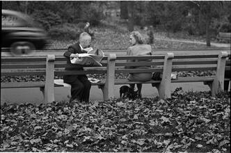 Men Are Such Wolves [Man talking to a woman in the park.]