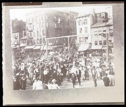 [Neighborhood crowd in Seward Park.]