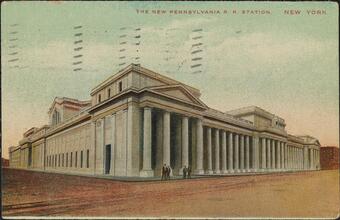 The New Pennsylvania R. R. Station, New York.