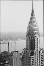 [The Chrysler Building and the East River.]