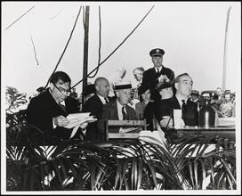 [Al Smith at an unidentified event.]