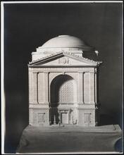[Model of Citizens Saving Bank on Canal Street and Bowery.]