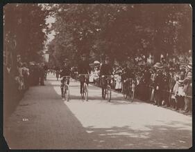 Bicycling Parade, Coney Island, Bicycle Path.