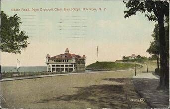 Shore Road from Crescent Club, Bay Ridge, Brooklyn N. Y.