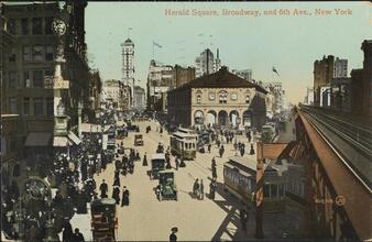 Herald Square, Broadway and 6th Ave., New York