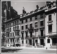 [Museum of Primitive Art, 13-15 West 54th Street, Rhodes School, 9-11 West 54th Street, and 7 West 54th Street.]