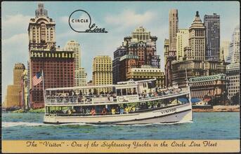 The "Visitor" - One of the Sightseeing Yachts in the Circle Line Fleet