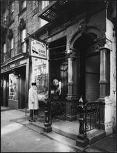 [A. Brym Shoe Repairing, 74 East 7th Street.]
