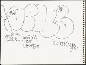 [Tagged page in LA 2's piece book.]