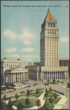 Federal Court and Supreme Court Buildings, New York City