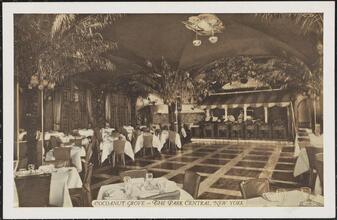 Cocoanut Grove -- The Park Central, New York