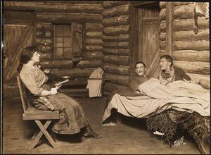 [Frank Campeau as Simp Calloway, John Barrymore as George MacFarland and Mary Young as Dolly in "Believe Me Xantippe".]