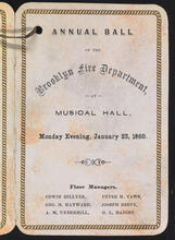 Annual Ball of the Brooklyn Fire Department