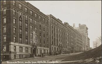 Riverside Drive, south from 127th St., New York.