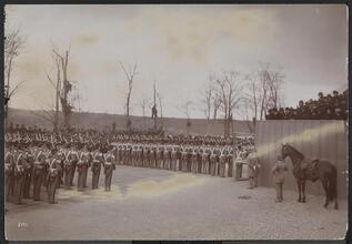 Monuments, Grant Monument Dedication. Gen. Grant's Statue on Horse.