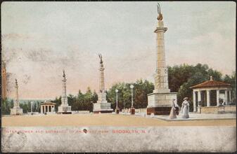 Water Tower and Entrance to Prospekt Park, Brooklyn, N. Y.