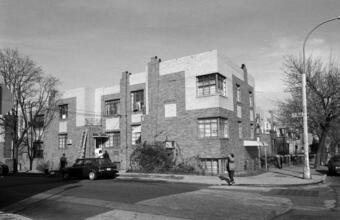 [Apartments, 82nd Street and Grand Avenue.]