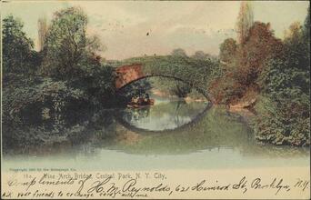 Vine Arch Bridge, Central Park, N. Y. City.