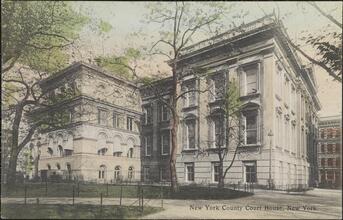 New York County Court House, New York.