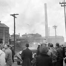 [Fire at industrial plant.]