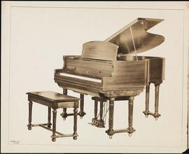 Pianos, Ricca & Son Grand Piano.