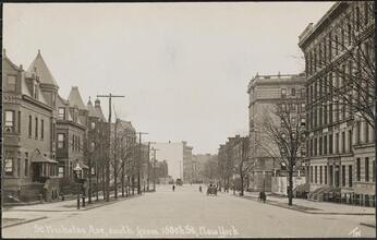 St. Nicholas Ave, south from 160th St, New York.