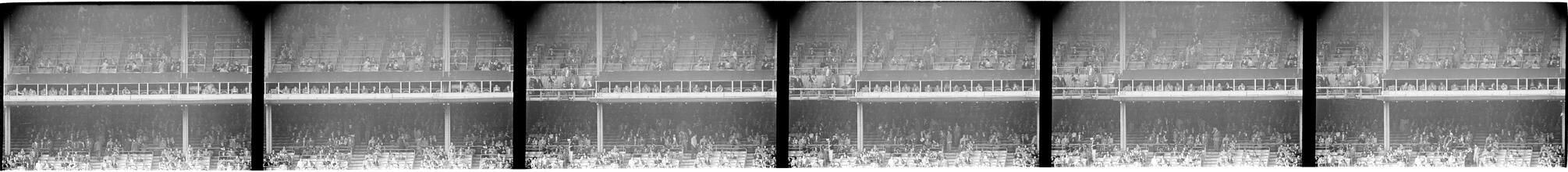 Football Writers [Fans in the stadium.]