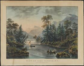 View on Lake George, N.Y. 