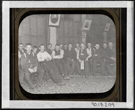 The 'Soup House Gang' Class in History in the Duane Street Newsboys' Lodging House.