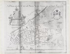 Plan of City of New York from an Actual Survey by James Lyne