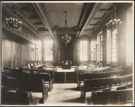 [Interior, courtroom.]