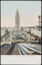 View from Dreamland from Chutes, Coney Island.